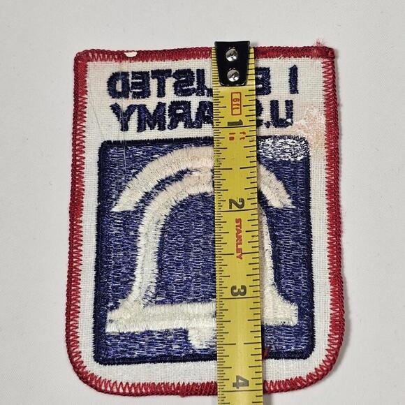 Vtg Army patch Recruiting "I Enlisted U.S. Army" Patch WWII ? era ? America USA - Picture 3 of 3